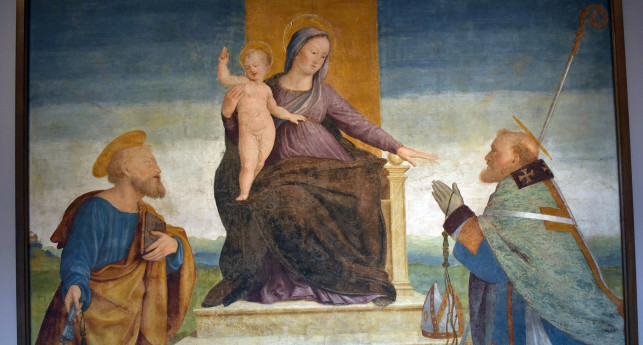 Madonna con Bambino fra San Pietro e Sant'Ambrogio