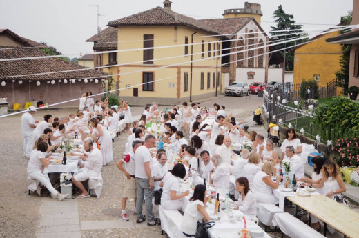 Cena in bianco a Siziano