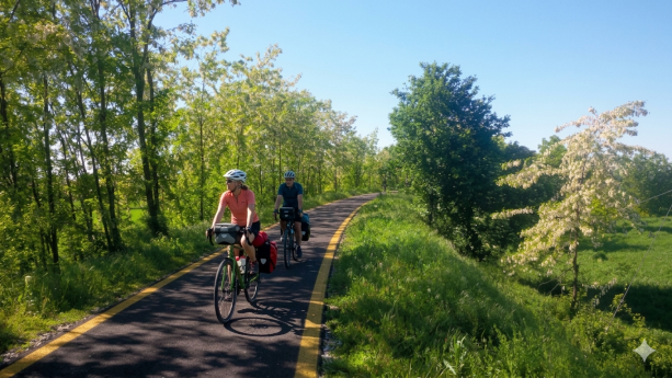 In bici sulla Greenway Voghera Varzi 