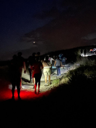 Trek night sulla Costa Pelata Trek night sulla Costa Pelata