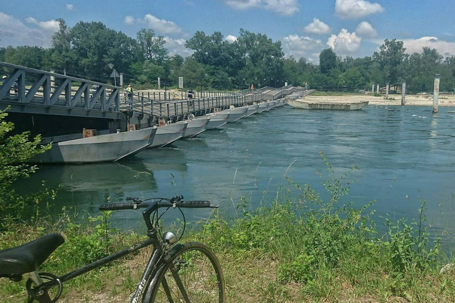 Ponte di barche di Bereguardo