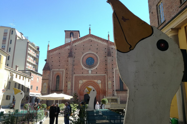 La collegiata di San Lorenzo e la fiera del palmipede (Ph. Giulia Varetti Ricexperience®)