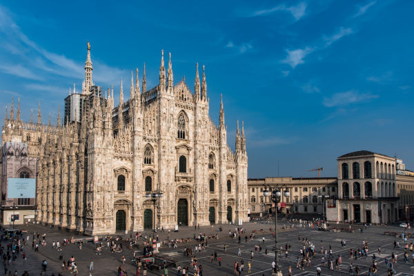 Partenza del Sentiero da Piazza Duomo, Milano