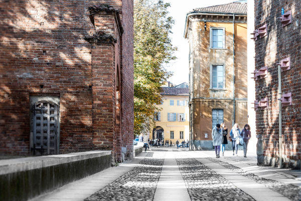 Scorcio del centro storico, Pavia